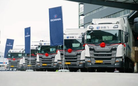 Scania Delivers 25 Super Trucks to Huapengfei, Empowering TIR Business Upgrade