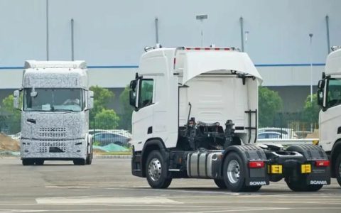 Is the new Scania truck spy photo appearing again at Rugao Factory in China the next-generation Scania truck or an exclusive model built for China?