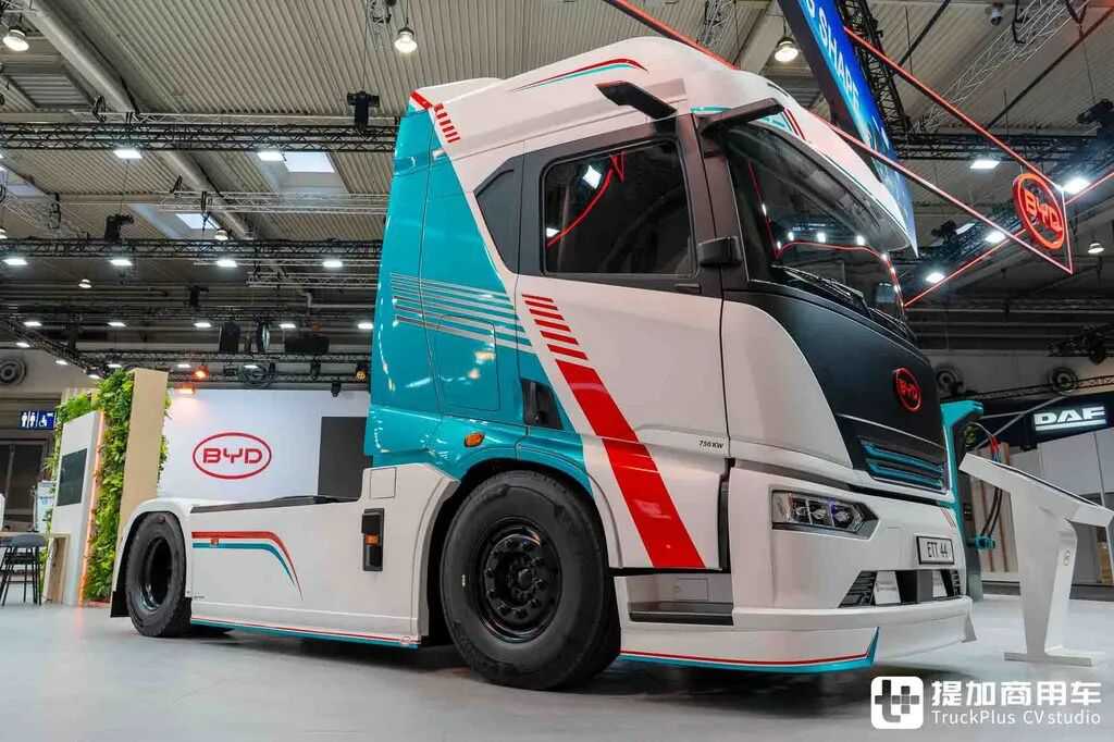 IAA 2026: 1,000 hp Electric Drive + Megawatt Charging, Plus Five-Star Safety! Full Analysis of the BYD ETT 44 Pure-Electric Tractor